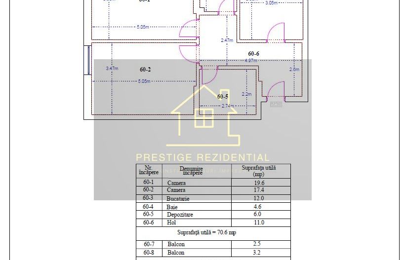 Ap. 2 camere finalizat-76mp+Parcare Demisol_Metrou-5min.-Titan-Pallady - Poză 1