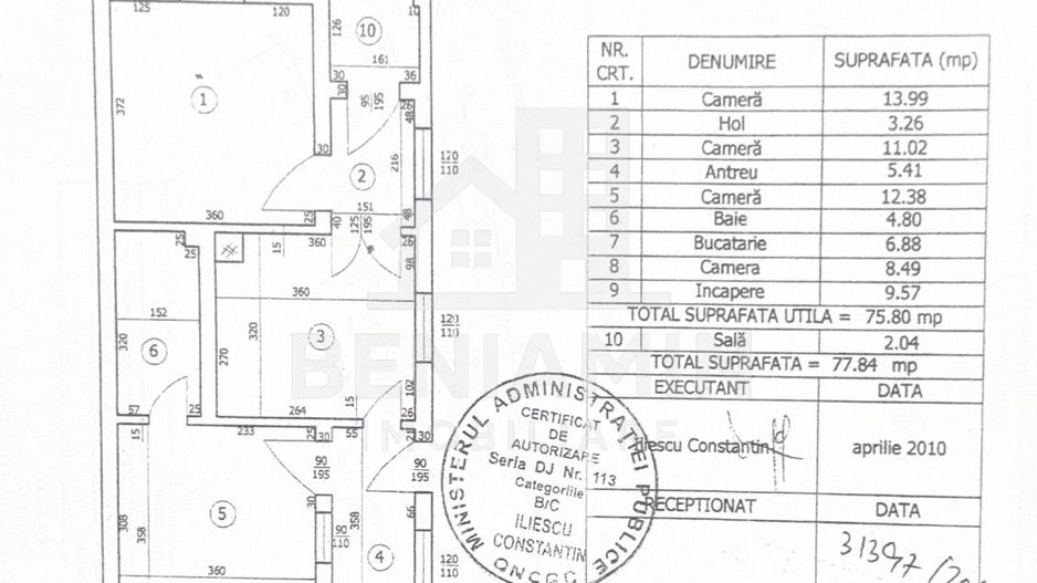 Teren + Casa 1000mp - investitie - toate utilitatile - 0% comision - Schiță 13