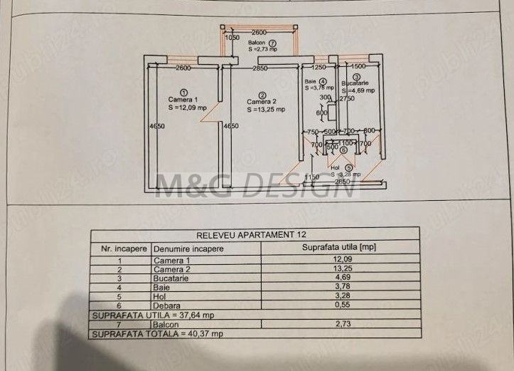 Apartament 2 camere Tipografilor - Poză 9