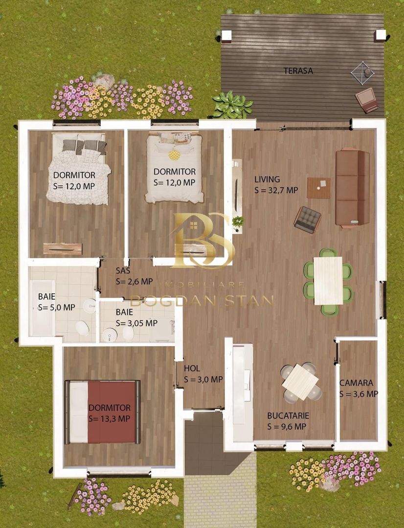 Casă 4 camere | 100 mp utili | teren 5 ari | Petin, Satu Mare - Poză 32