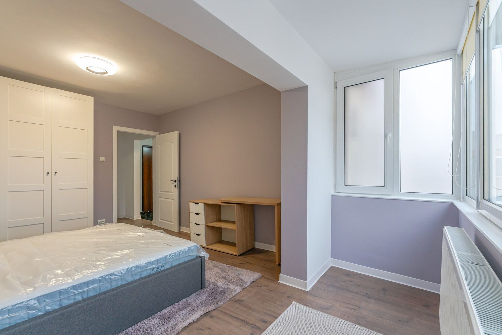 Chirie 2 camere Astra Brașov: 57 mp, AC și două balcoane închise - Poză 10