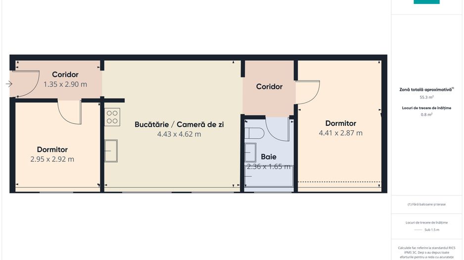 Apartament 3 camere, Girocului - Poză 5