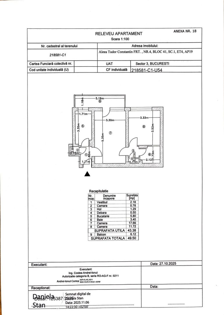 Se vinde apartament 2 camere zona Piata Muncii, Parcul Gh. Petrascu - Poză 8