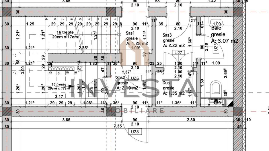 Duplex  cu suprafata utila generosa, pe o strada linistita! - Schiță 8