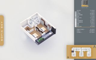 3 camere duplex incalzire pardosela  Metrou N Teclu - Schiță 8