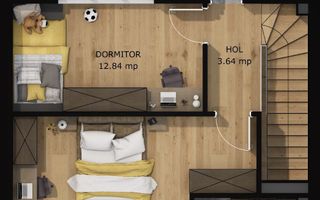 Vilă contemporană în construcție – livrare în 2025, situată în Pipera, Voluntari - Poză 6