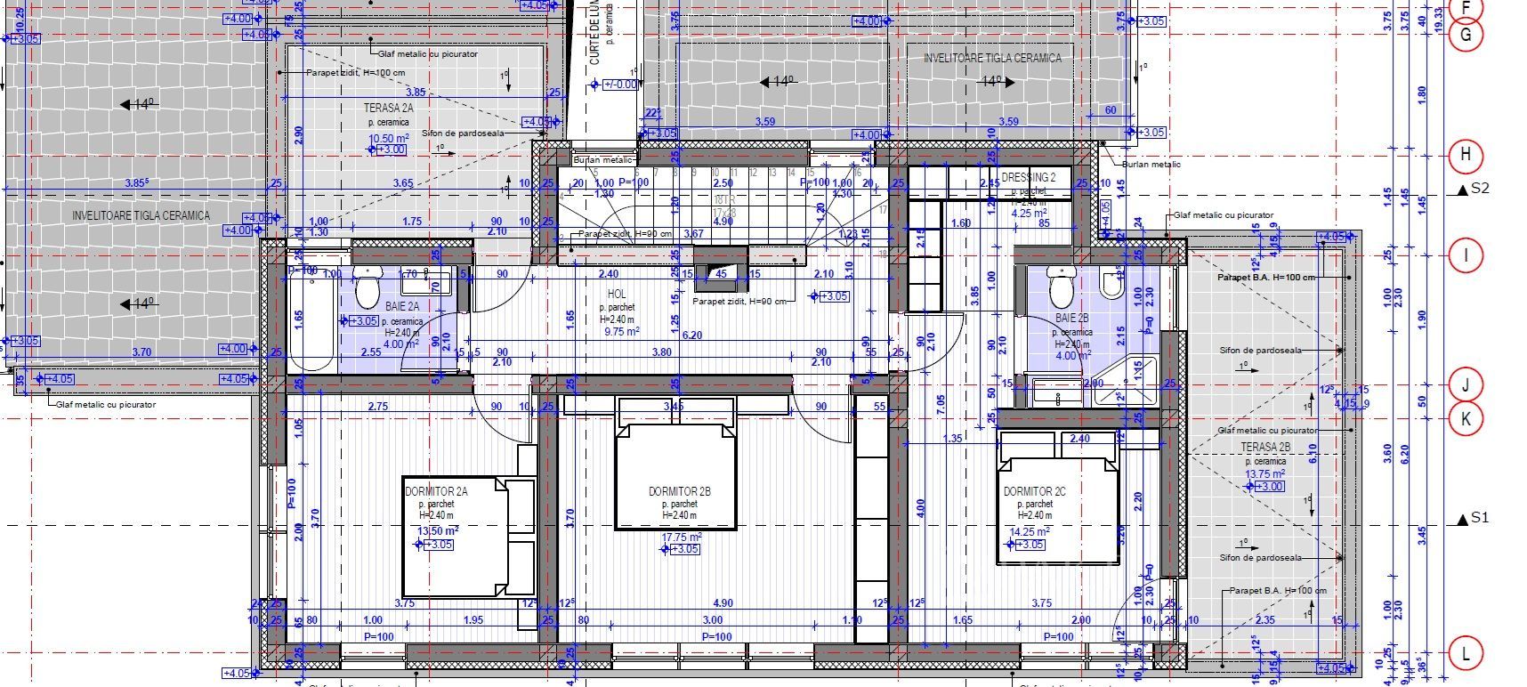 Case cuplate 5 camere si teren de 700 m2 in Feleacu - Poză 46