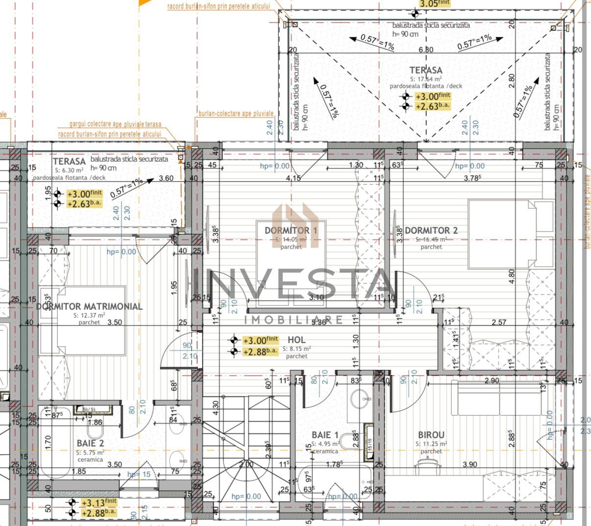 Casa tip duplex de vanzare / Zona Feleacu - Schiță 3