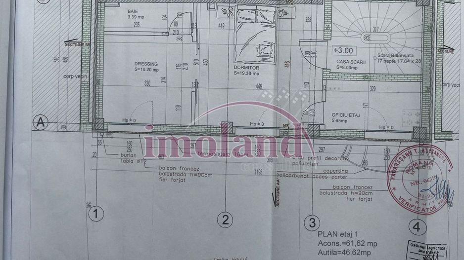 Imobil NOU - D+P+2+M - vanzare - Polona-Calea Dorobanti - Schiță 13