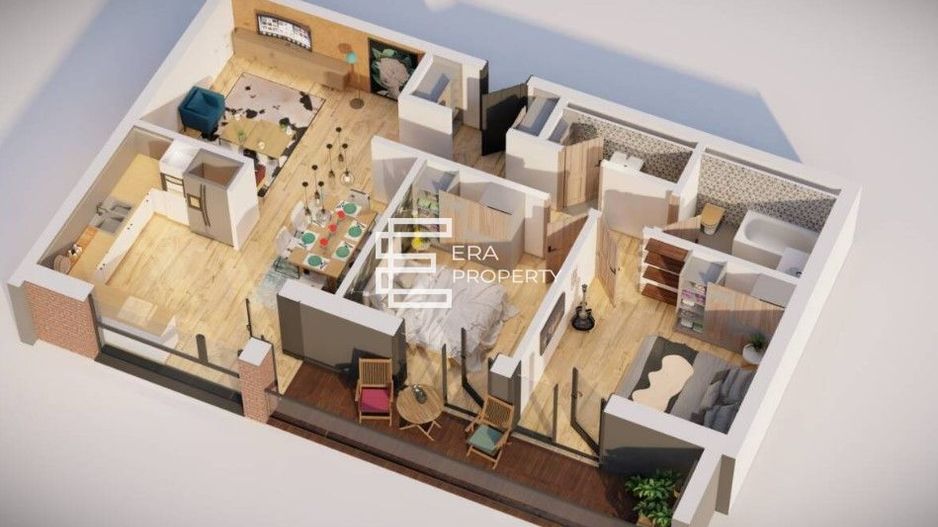 Apartament premium 3 cam, boxa, garaj-intabulat- Sibiu zona Alba Iulia - Poză 9