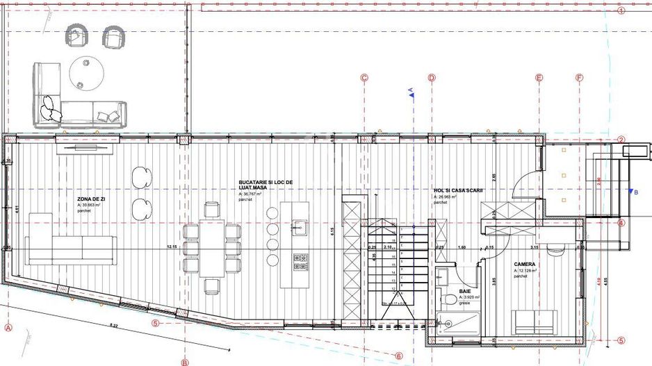 Vilă cu 5 camere zonă aproape de pădure cartier Făget - Schiță 13
