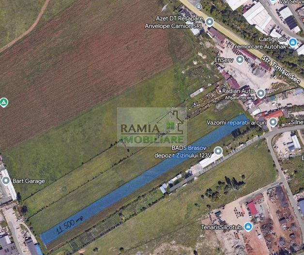 Teren industrial 11.500 mp, 29 €/mp, POT 60%, Timișul Sec – Brașov - Poză 8