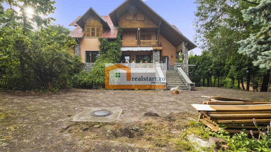 Vedere directa la Padure, 5000mp teren, Vila D+P+1E+M, semineu, foisor - Poză 45