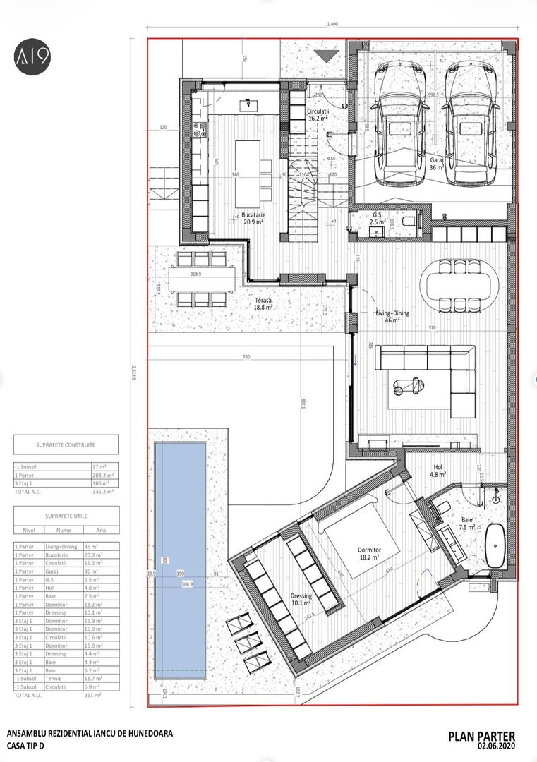 VILA PREMIUM CU SEMINEU & PISCINA | COMPLEX REZIDENTIAL IANCU NICOLAE - Schiță 23