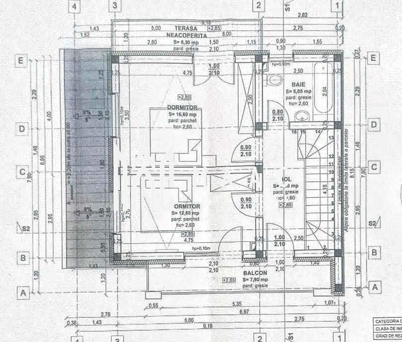 Duplex modern | 4 camere |  Zona Gusterita | Comision 0 - Schiță 7