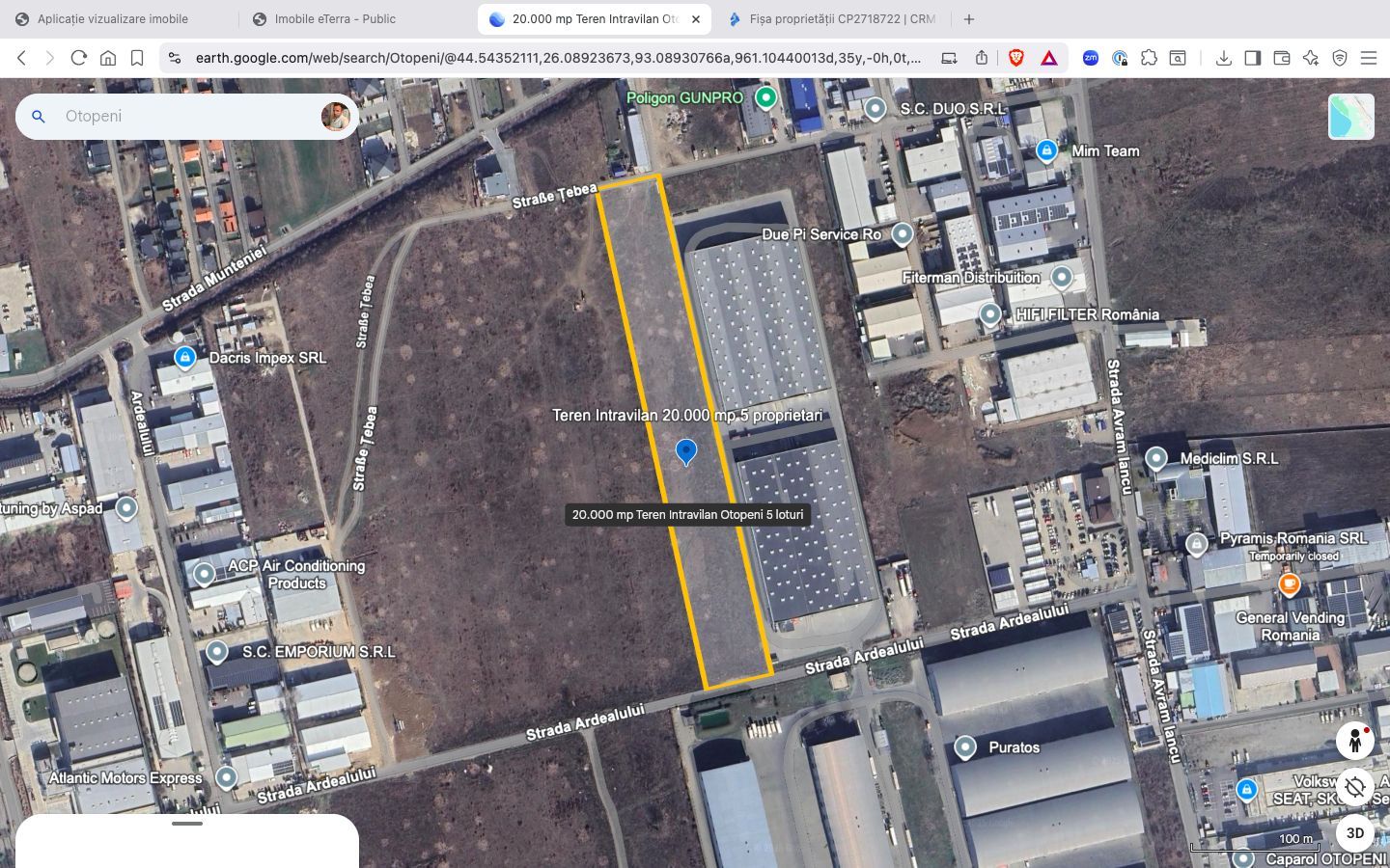 Teren intravilan 20.000 mp str. Ardealului Otopeni - Poză 5