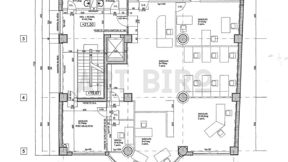 Zero comision, 220mp parter Grozavesti, parcare, metrou 1 minut mers - Schiță 15