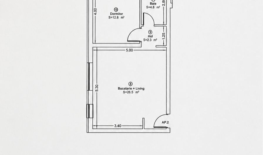 COMISION 0% | Apartament 2 camere | Giroc | 46 mp | Parcare inclusa - Poză 7