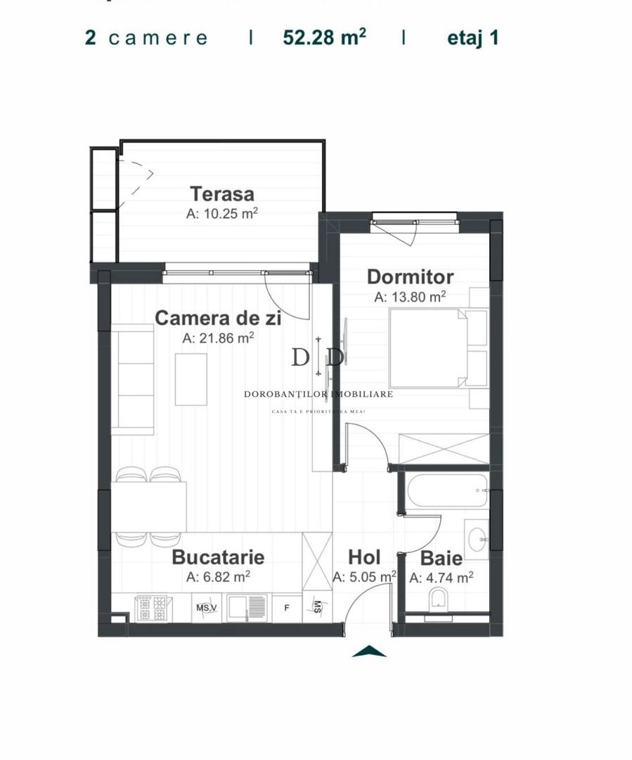 Vânzare Ap 2 camere Ultrafinisat | Parcare | The Nest -zona The Office - Poză 9