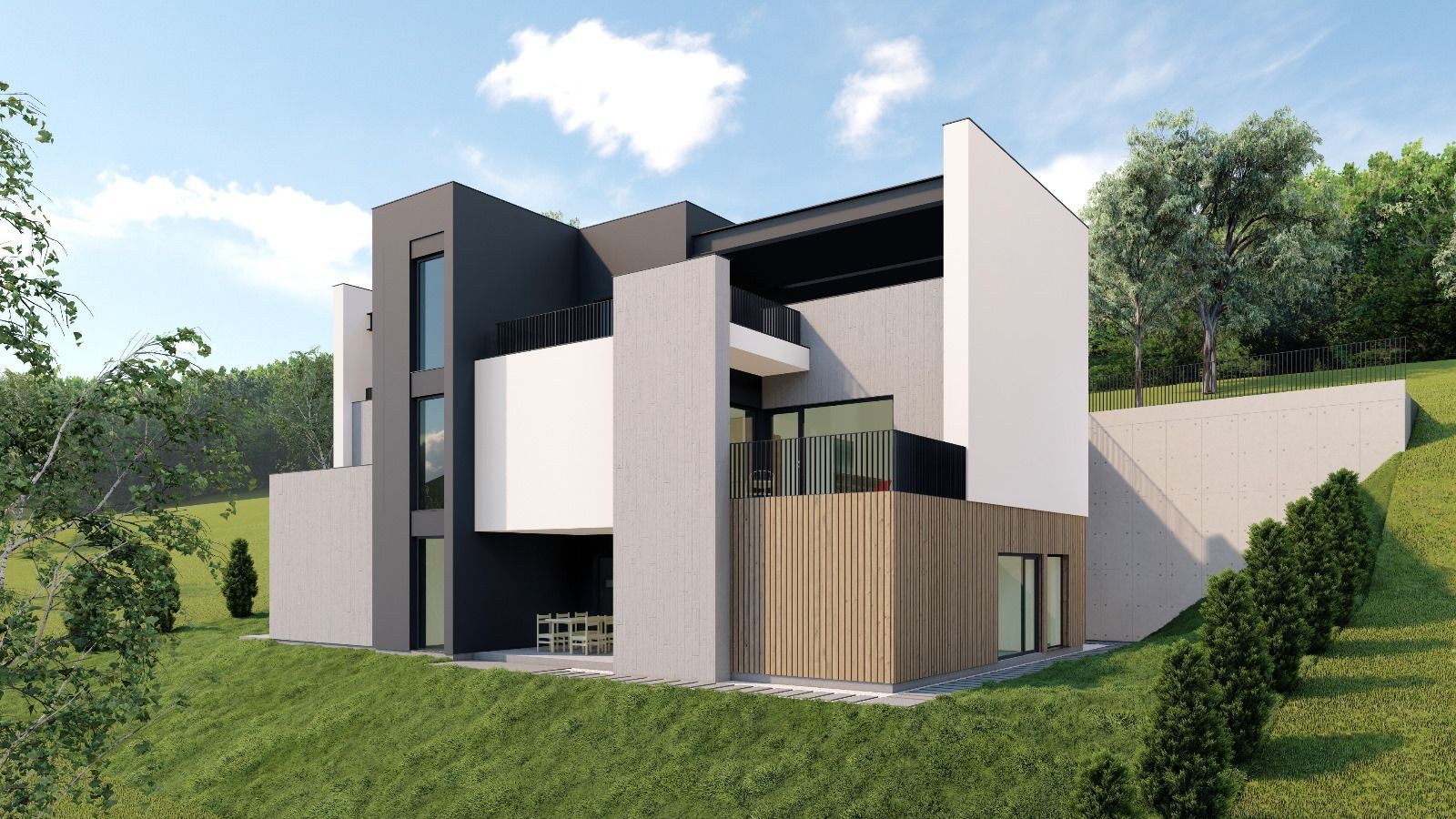 Duplex modern,160 mp utili, Teren 363 mp,Terase 40 mp, Valea Garbaului - Poză 1