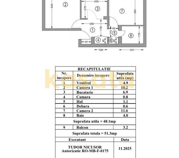 Vand 2 camere Baneasa - Poză 7