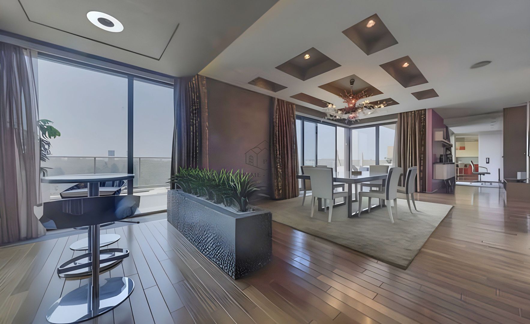 PENTHOUSE DE LUX CU 7 CAMERE LA INCHIRIERE LANGA PARCUL HERASTRAU - Poză 1