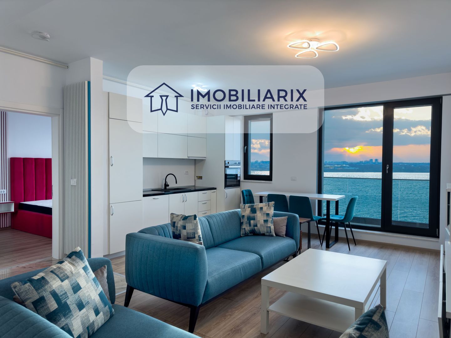 Vedere panoramică la lac – apartament premium Solid Mamaia Cazino - Poză 1