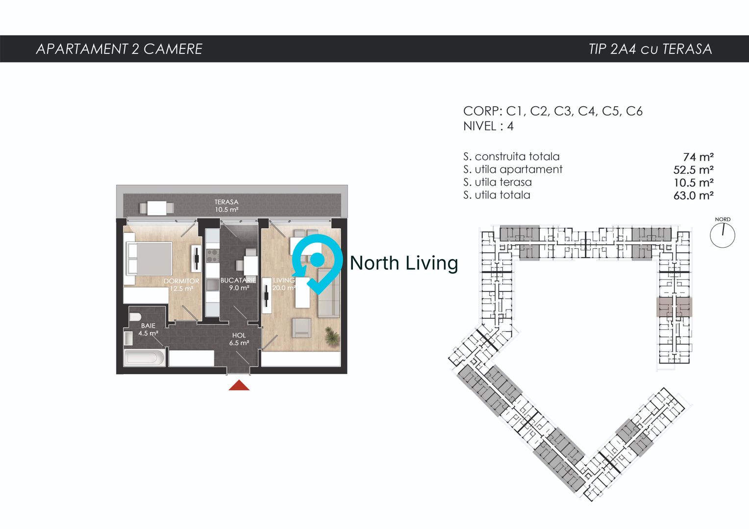 2 Camere Decomandat | Ansamblu Rezidential - Bucurestii Noi - Poză 7