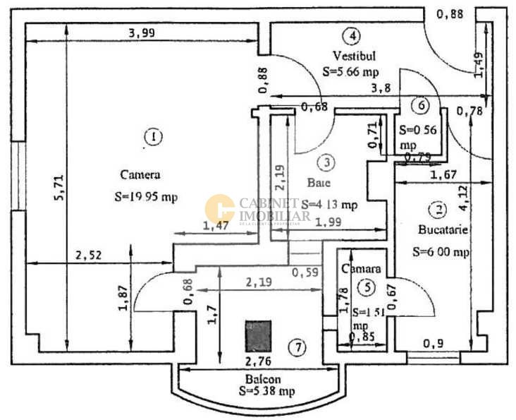 Apartament 1 camera I Matei Basarab I Etaj 1/4 I Decomandat - Poză 8