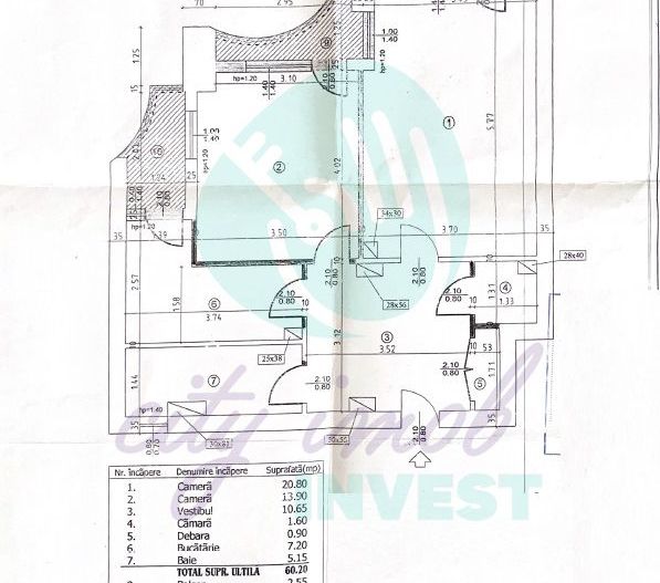 Apartament 2 camere, 67 mp, decomandat, versatil și luminos – Bulevardul Unirii - Poză 3