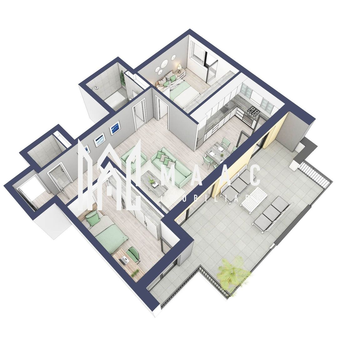 Apartament 3 camere | Etaj 3 | Blacon 27.3 | Turnisor - Poză 5