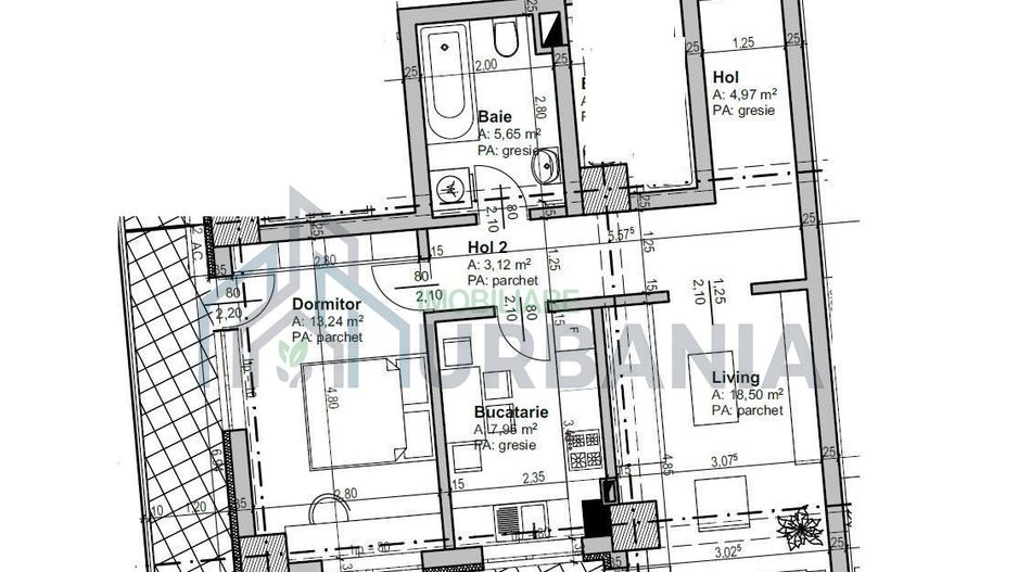 Apartament 2 camere decomandat de vanzare - Complex HIMSON, Iasi - Poză 2