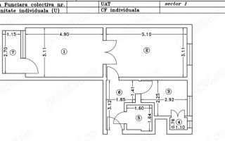 OPORTUNITATE | APARTAMENT 2 CAMERE | FLOREASCA | PARC - Schiță 9