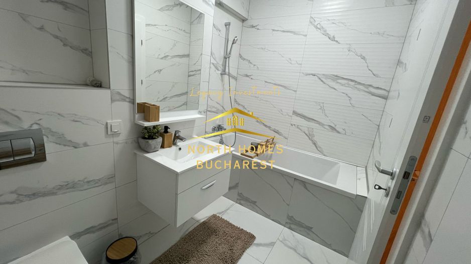 Apratament de inchiriat -2 camere-FIRST ESTATES PIPERA -PARCARE - Poză 16