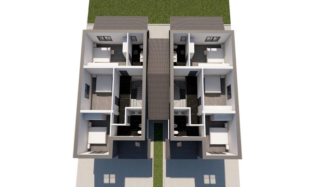 Duplex spatios despatit prin spatiu tehnic - 5 camere - Poză 9