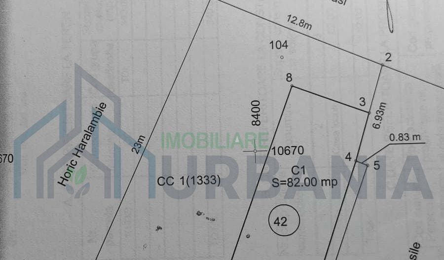 Teren 340 mp în zonă centrală, Iași - Strada Florilor, nr. 42, zona Arcu - Carrefour - Poză 4