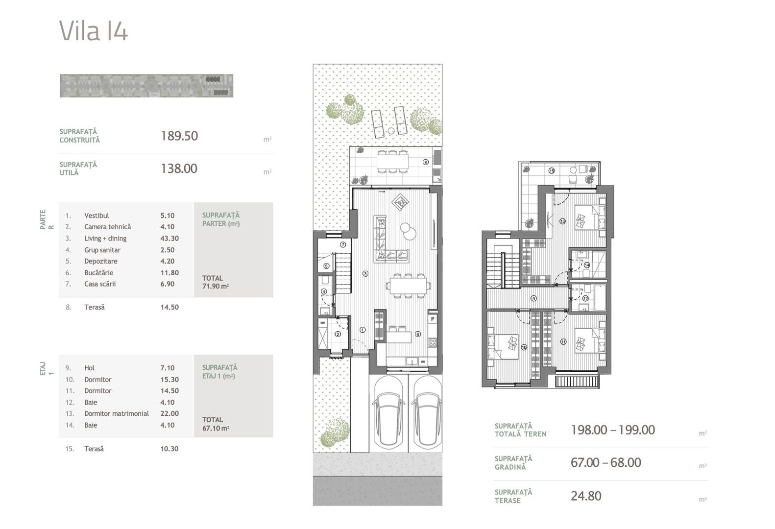 VILA TIP TOWNHOUSE DE LUX | COMPLEX CU PISCINA | PIPERA - Schiță 5
