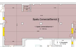 Spatiu Comercial Spațios, Zona Lotus, 205mp - Poză 1