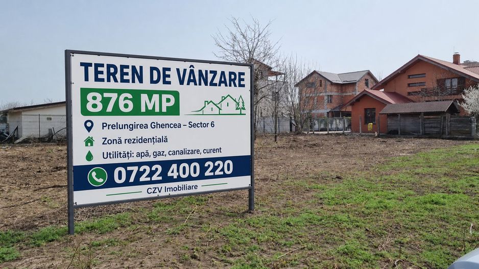 Teren de vânzare într-o zonă rezidențială compactă - Poză 1