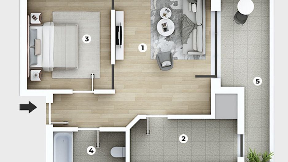 Apartament 2 camere,fix langa metrou,complex cu piscina - Poză 3