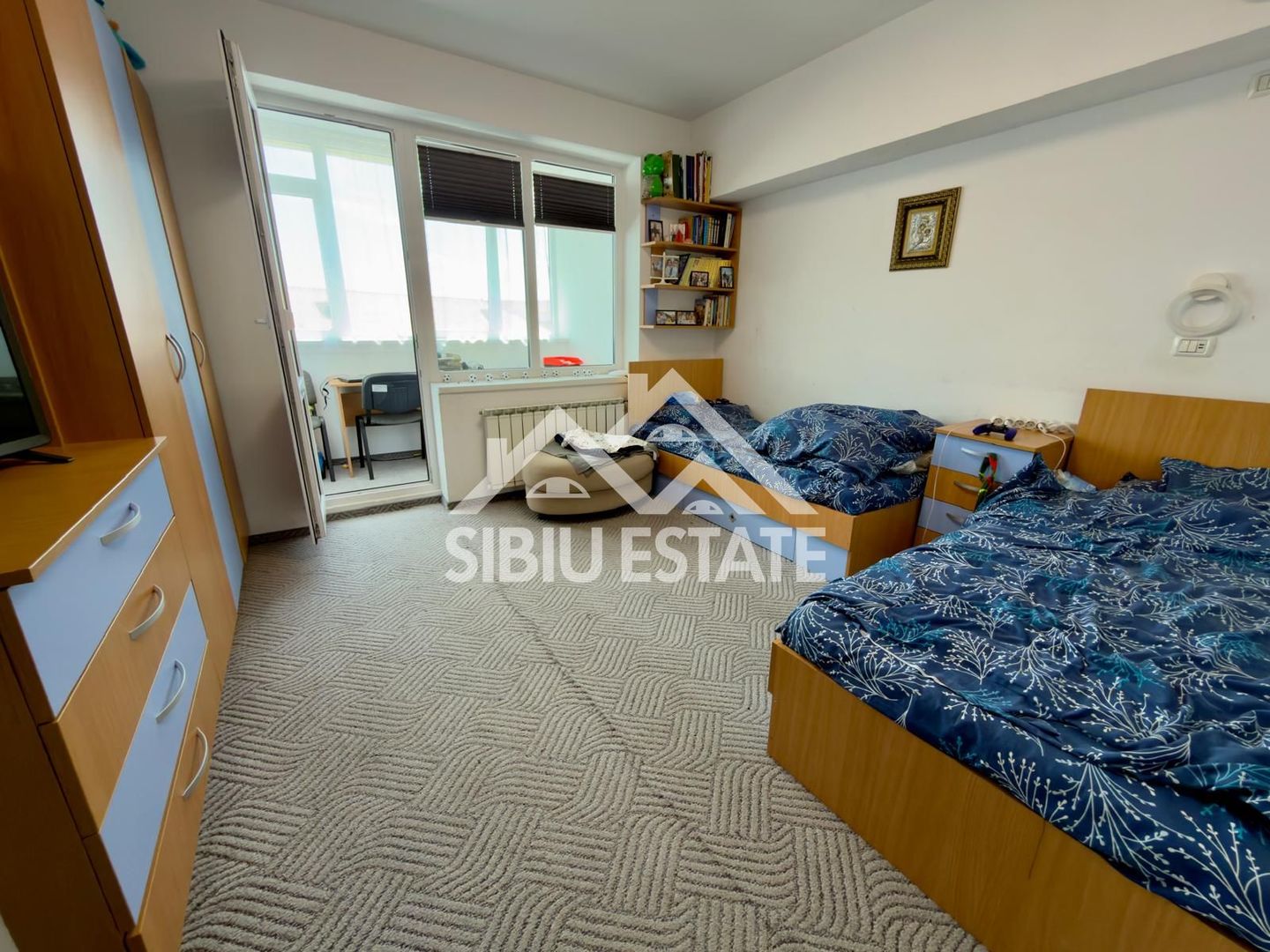 Apartament 75 mp. 3 camere 3 balcoane  decomandat in Sibiu- Terezian - Poză 11
