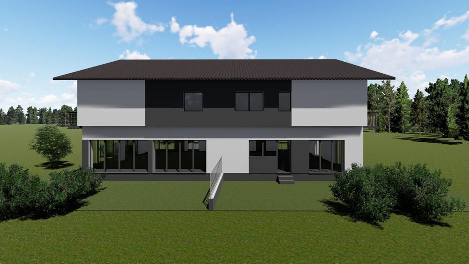 Duplex P+1+M, 251 mp utili, teren 340 mp – Domnești - Schiță 18