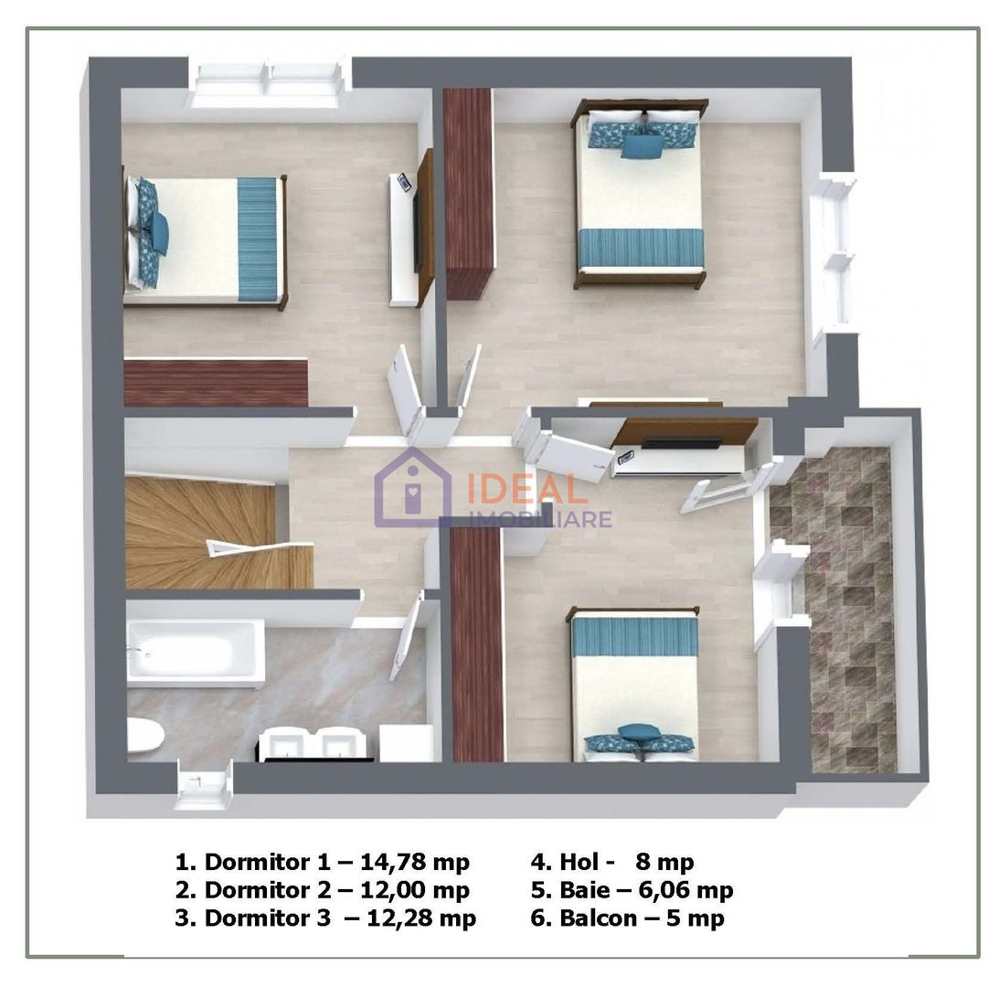 Casa Individduala cu 4 camere si gradina, in Zona Triajului - Schiță 4