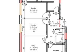 Direct Dezvoltator: 4 Camere Spațioase, 3 Băi și Bucătărie Închisă - Poză 3