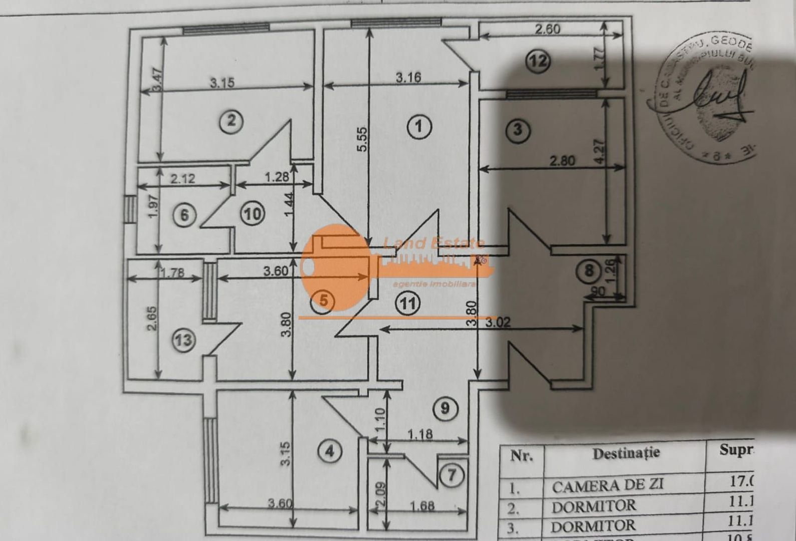4 camere Drumu Taberei - 1892 - Schiță 9