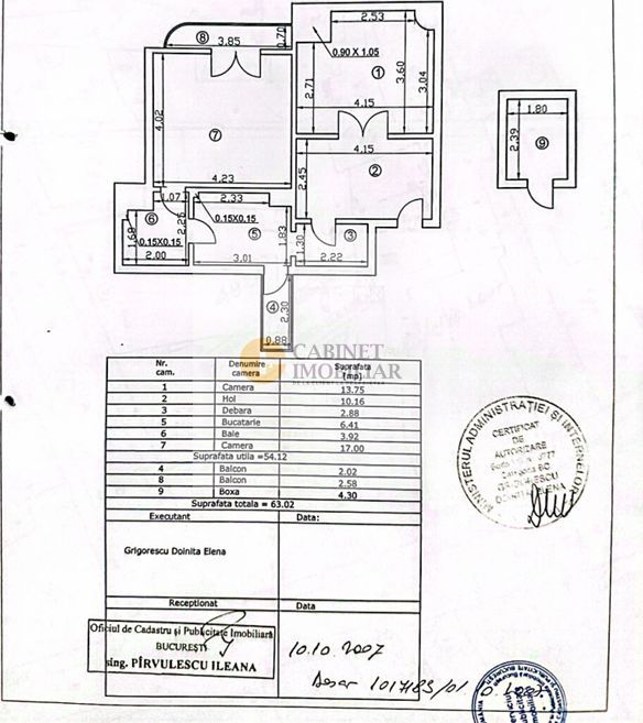 2 camere | Stirbei Voda- Cismigiu | Creditabil | Decomandat - Poză 9