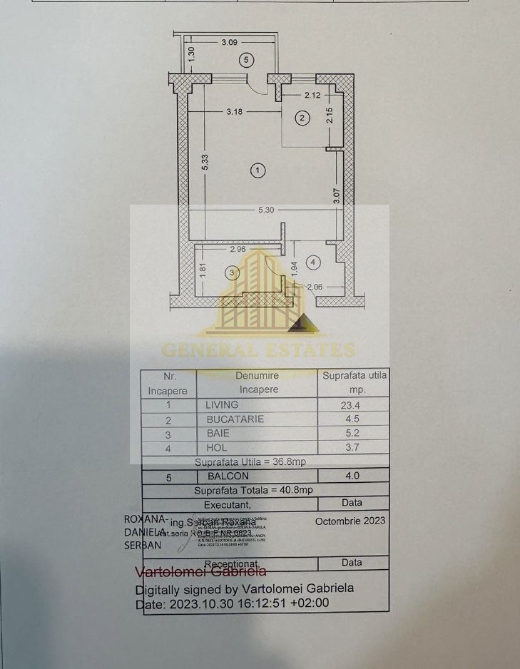 Studio dublu, nou, în Residence 5 – OMV Pipera - Poză 6