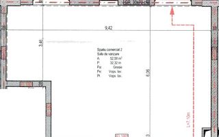 Spatiu comercial 54.97 mp, trafic pietonal intens, The Grand Kristal - Schiță 2