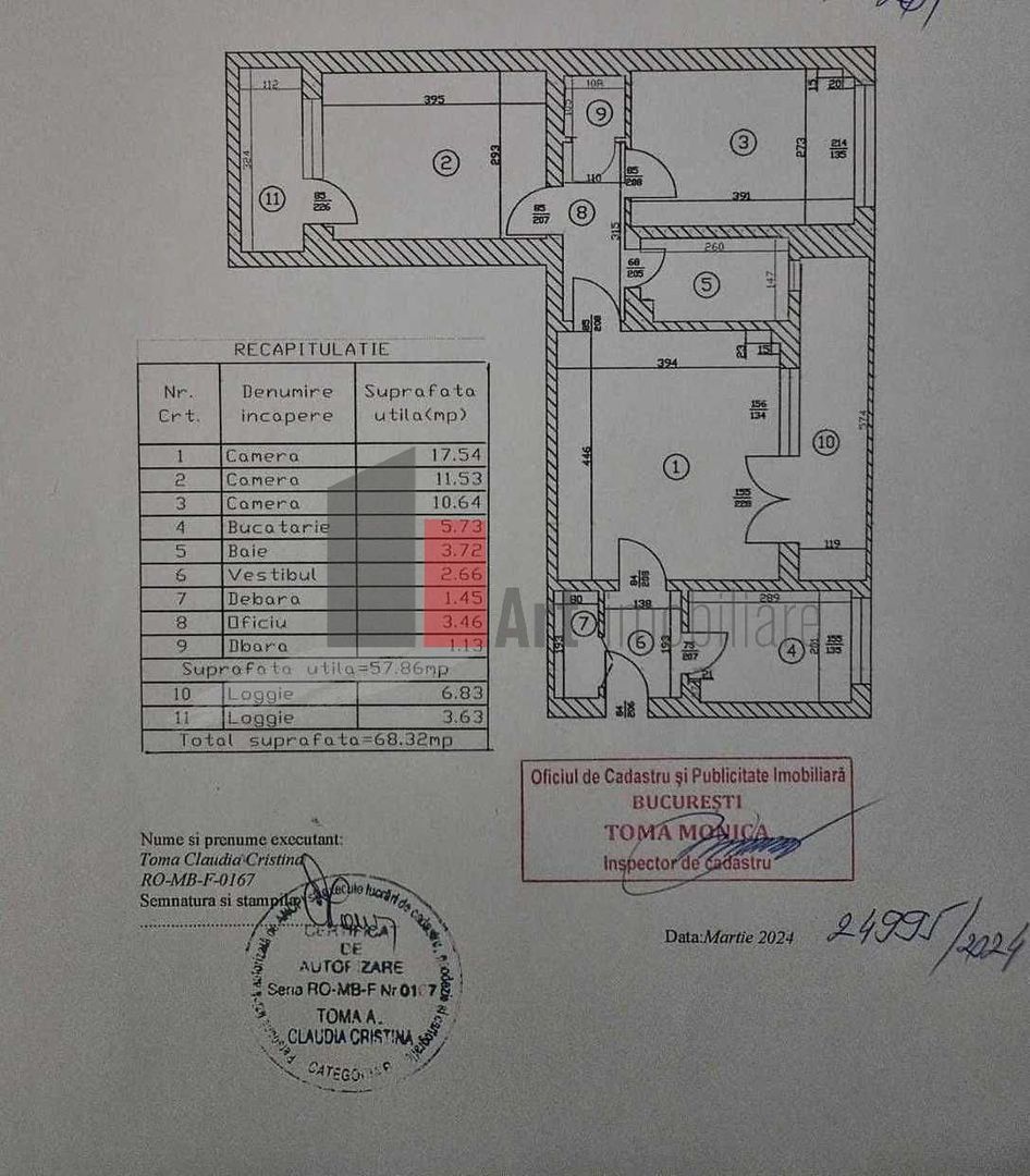 Vânzare apartament 3 camere semidecomandat Bd. Obregia - Cultural - Poză 3