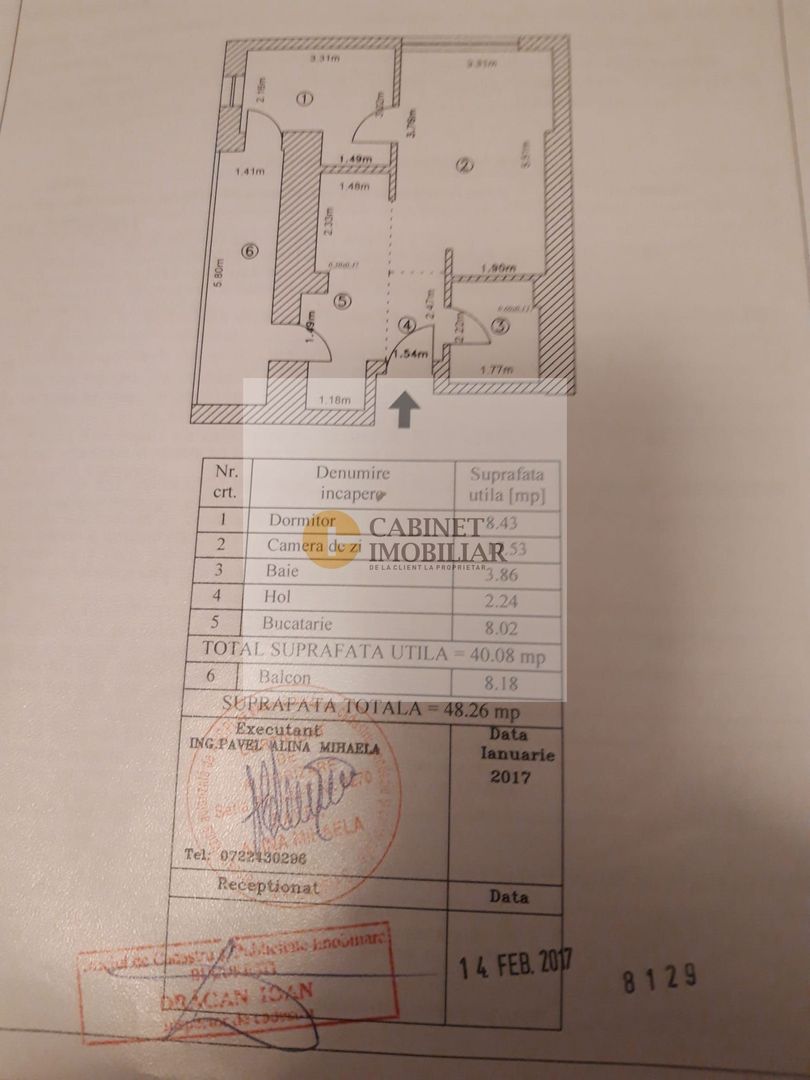 2 Camere-50MP | Decomandat | 2017 | Credit | 2/9 | M Grozavesti-5 min - Schiță 9